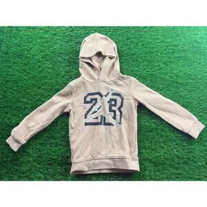 Jordan Hoodie Sz 3T Tan Jumpman 23 Logo Pullover Sweatshirt Toddler Boys Nike